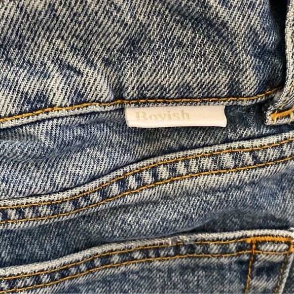 NWT Boyish The Billy Jeans Rio Bravo Raw Hem High Rise Skinn - Picture 5 of 9